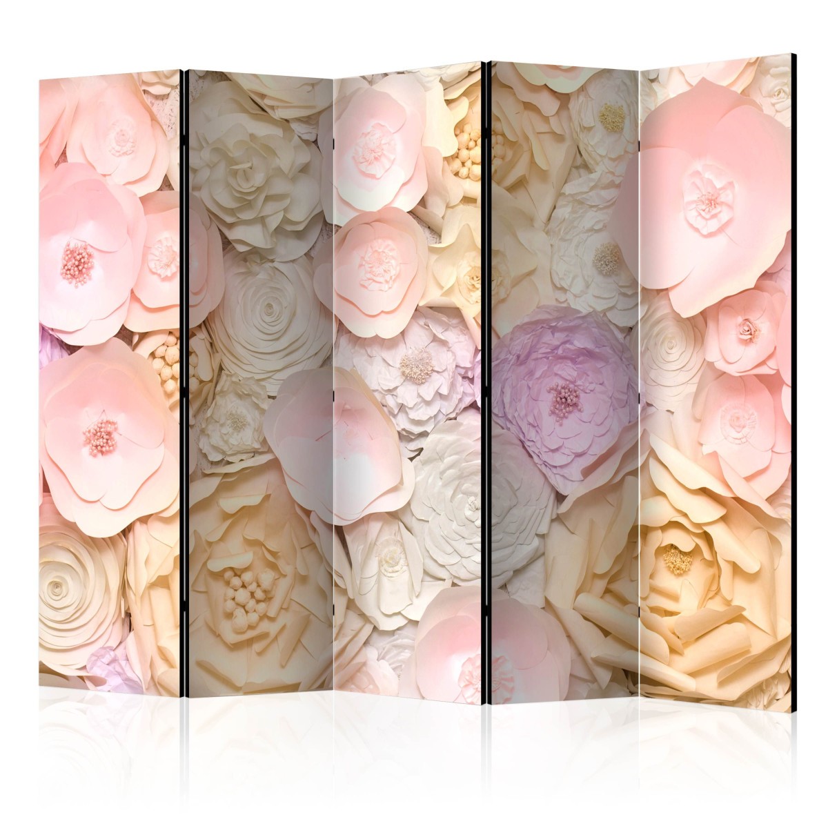 Paravent 5 volets de style Flower Bouquet 172x225 cm comme cloison amovible