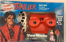 View-Master Michael Jackson Thriller Gift Set 3-D Viewer 3 Reels MPN 2346 1984