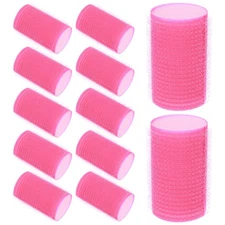 12 Pcs Self Adhesive Hair Curlers Small Rollers for Flexible Dry Bar