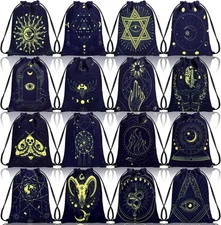 Paterr 16 Pcs Velvet Storage Bag for Tarot Cards, Runes, Dice - Vintage... 