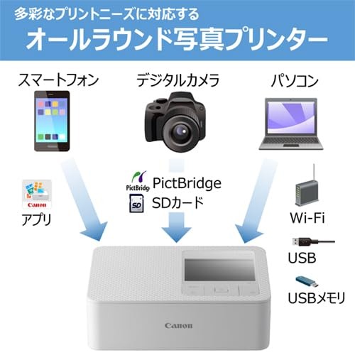 Canon SELPHY CP1500 Compact Photo Printer White Normal - 第 2/5 張圖片