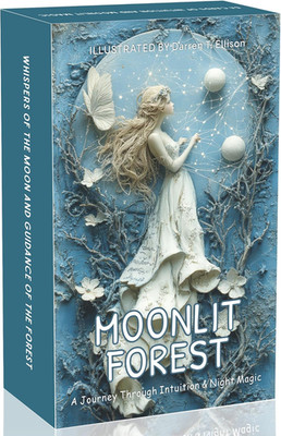 Oracle Cards Deck 54 Cards, Moonlit Forest Oracle, Moon Inspired Oracle Cards fo