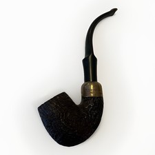 Peterson Dublin Pfeife 312 Sterling Silber 925 Rustic Made In Irland