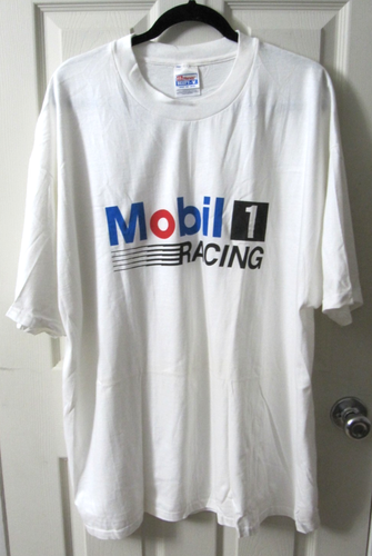 NOS Mobil 1 Racing Hanes Beefy XXL Graphic T Shirt Men’s Nascar NWOT - Picture 2 of 4