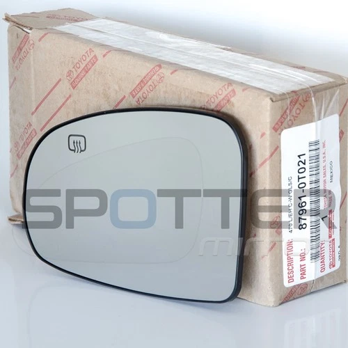 Driver Left LH Mirror Glass for 2009-2012 Toyota Venza with Heat