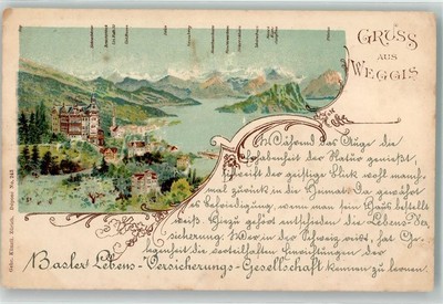 13960723 - Weggis Gebr. Kuenzli Zuerich Dep. No. 243 Basler Lebens-