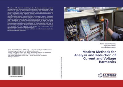 Modern Methods for Analysis and Reduction of Current and Voltage Harmonics Buch
