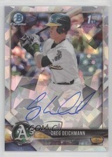 2018 Bowman Chrome Prospect Atomic Refractor 86/100 Greg Deichmann Auto 2du