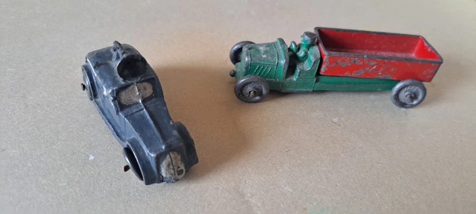 dinky pre war  hubley kansas Lincoln toy Co  dick tracy police car  - Image 4 of 4