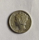1928-P Mercury Silver Dime . .  Choice AU . . Almost Uncirculated . 90% Silver .