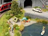 Noch 16424 3D-Kit “Beim Camping” H0 (1:87)