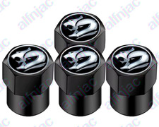 NEW HSV Helmet/Lion Black Valve Caps - Fits Holden Commodore HSV VL-VF -  4pcs F