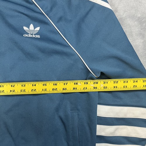 Adidas Original Authentic Track Jacket Men’s Size Medium DJ2857 Blanch Blue - Picture 4 of 13
