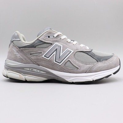 New Balance 990v3 Made in USA Grey Castlerock Suede Mens Size 7.5D