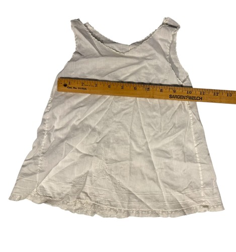 Abito da battesimo bambino ricamato vittoriano vintage abbigliamento - Foto 4 di 5