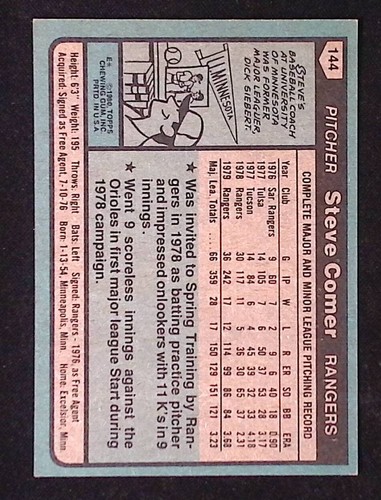 1980 Topps Baseball Cards Complete Your Set You Pick (1 - 363) - Picture 113 of 261