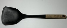 Staub Silicone Spatula Wok Turner Wood Handle Kitchen Utensil Matte Black