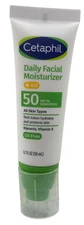 Cetaphil Daily Facial Moisturizer AM SPF 50, 1.7 fl oz, Sun Protection Exp 12/26