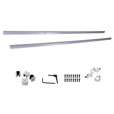 2Pcs SBR16-2200mm Linear Guide Rails with 4Pcs SBR16UU Bearing Blocks