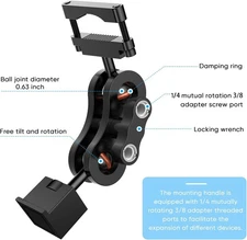 Radar Detector Mount,Aluminum Rearview Mirror Rod Radar Bracket,for Escort Max36