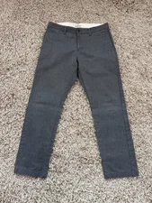 Dockers Mens 32x30 Gray Pacific Collection Modern Khaki Pants Straight Fit 