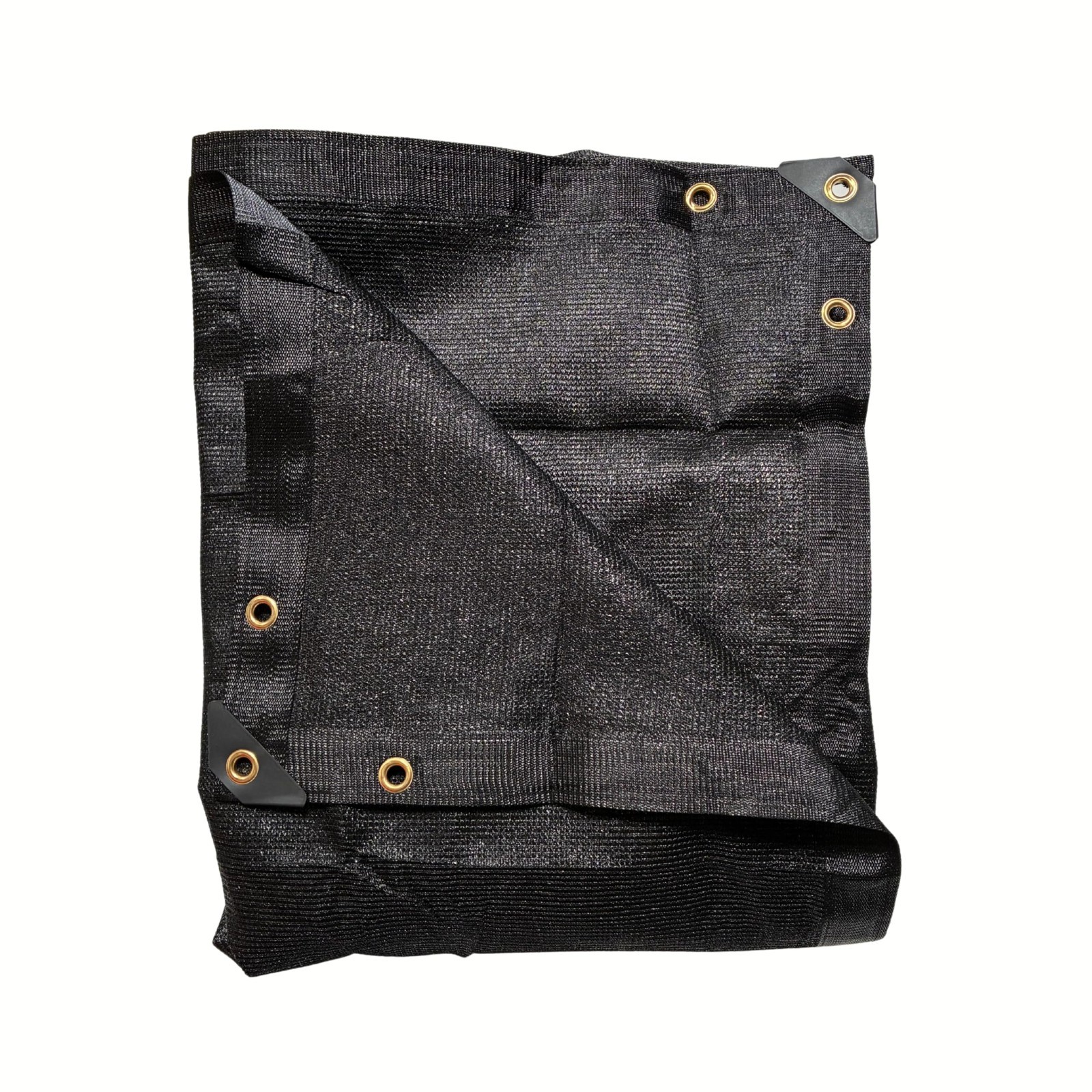 Black Mesh Heavy Duty Tarp 90- 95% Privacy, Brass Grommets, UV Protection