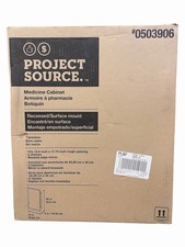 Project Source Medicine Cabinet Frameless With Beveled Edge Mirror