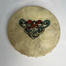 Vintage Irish Celtic Malachy Kearns Bodhran Drum  8” Ireland No Tipper Used Read