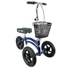 KneeRover Original Steerable All Terrain Knee Scooter | KR-01 | Blue | Open Box
