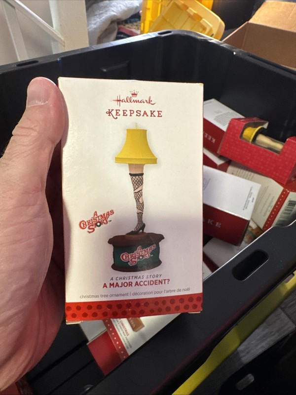 Hallmark Leg Lamp Ornament Major Accident 2013 Christmas Story