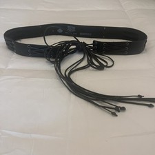 Harley Davidson Ladies Black Leather Belt - Size Small