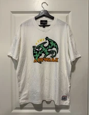 Airwalk x Forever 21 collab limited edition T-shirt Men L White Green dragon NEW
