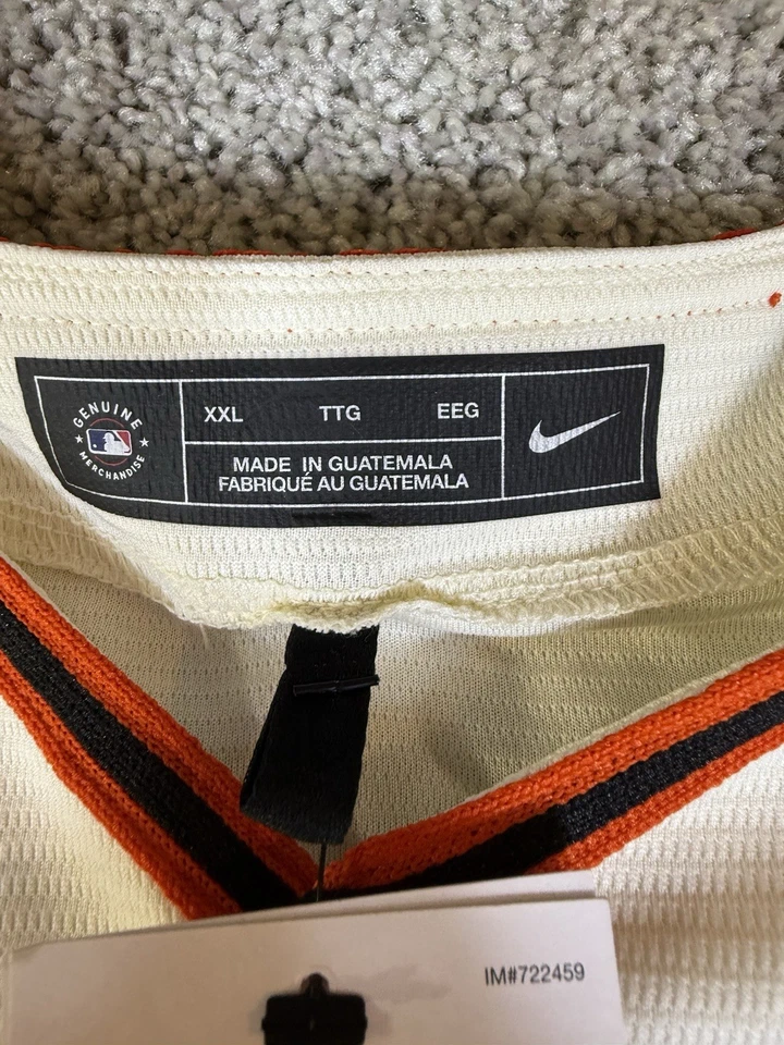 Nike MLB Authentic San Francisco Giants Cain #18 Jersey Size XXL NWT - Image 3 of 4