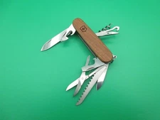 Victorinox Swiss Army Huntsman Wood 91mm Folding Pocket Knife Multi Tool