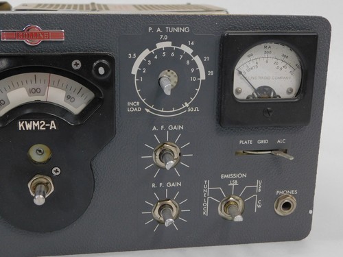 Collins KWM-2A WE Ham nadajnik-odbiornik radiowy (bez gałek kryształowych rur, nieprzetestowany) - Zdjęcie 3 z 11