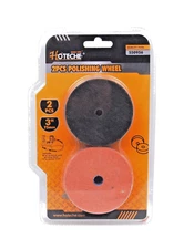 Hoteche 2pc 3" Grinding Polishing Wheel Set For 3" Mini Bench Grinder 550956