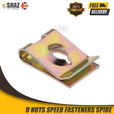 U-MUTTERN GESCHWINDIGKEIT BEFESTIGUNGEN SPIRE UNVERLIERBAR AUTO PANEL BEFESTIGUNG CLIPS SELBSTSCHNEIDENDE SCHRAUBEN