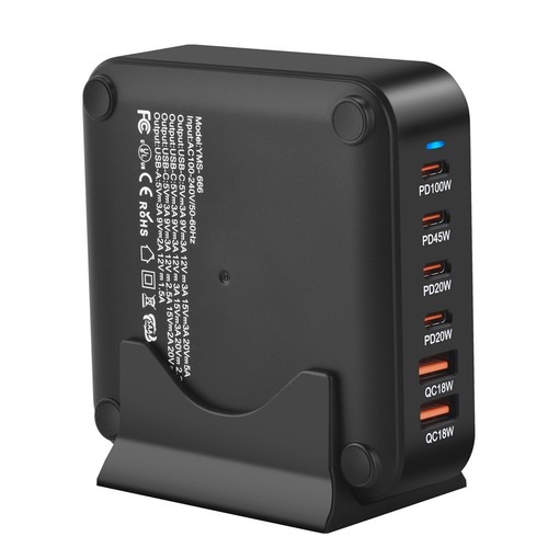 65W-200W GaN Wall Charger QC4 PD3 2 USB-C For iPhone 15 Pro Galaxy S25 Laptop - Picture 42 of 67