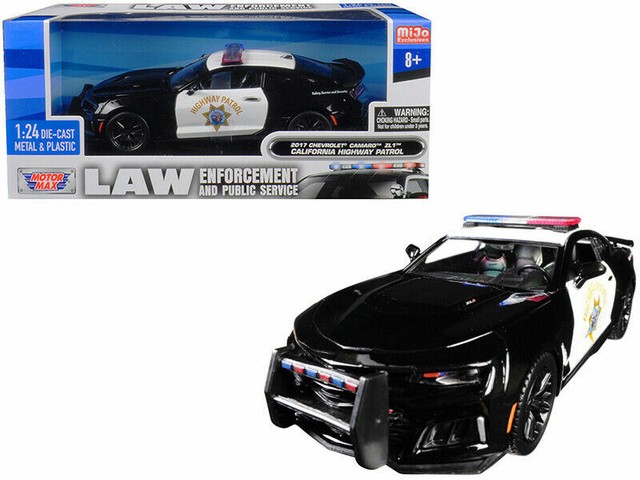 Motormax 1 24 Chp California Highway Patrol 2017 Chevy Camaro Zl1 Police 76967