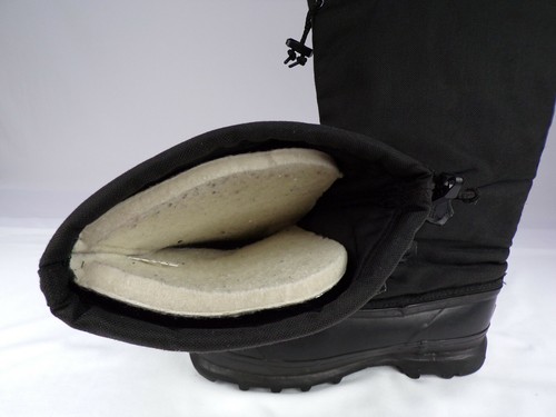 Sorel Kaufman Winterstiefel Damen 10 Thermoeinlagen schwarz Ripstop Gummisohle b23 - Bild 2 von 12