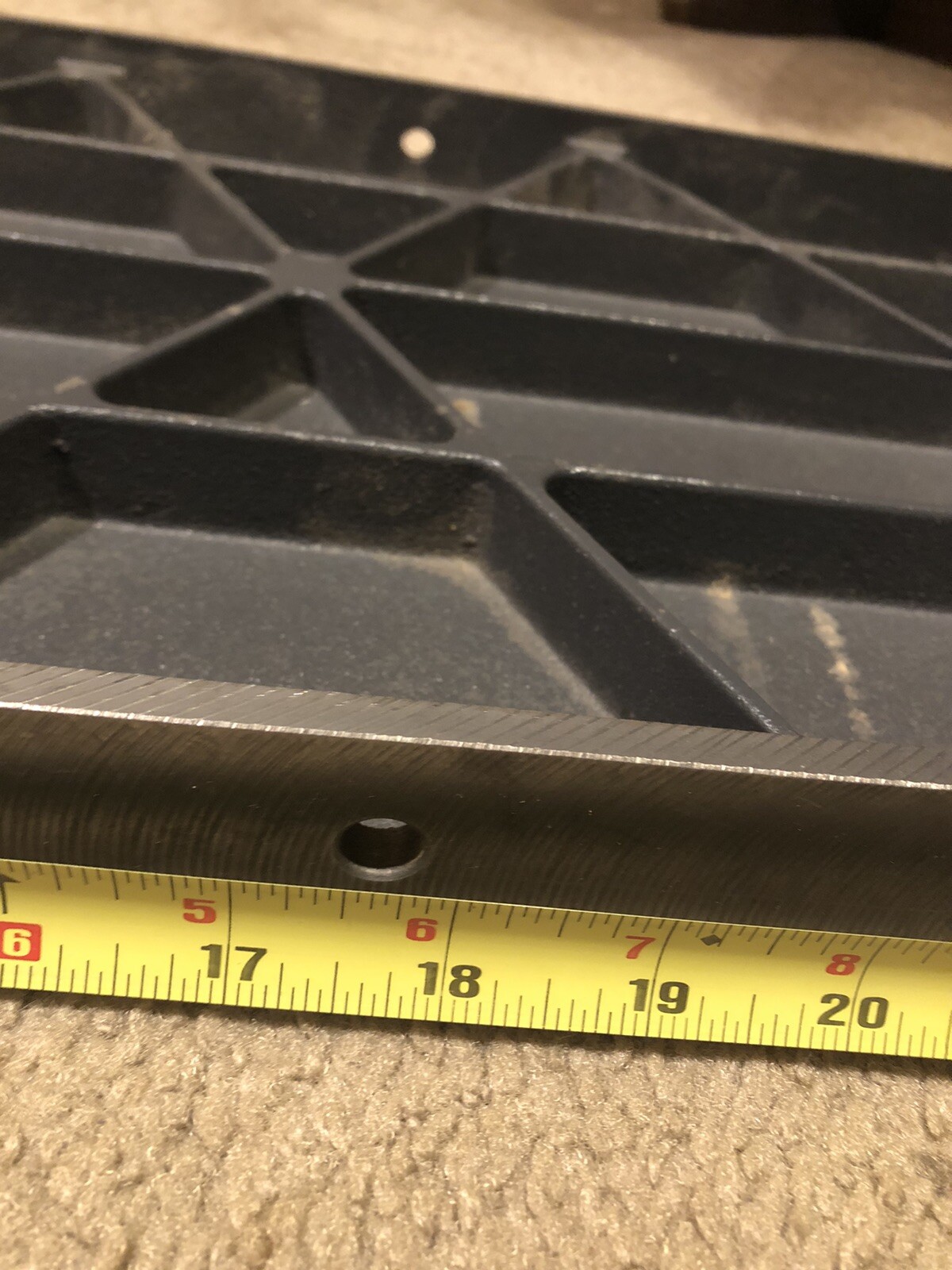 Sawstop 27" x 12" Table Saw Solid Cast Iron Extension Wing eBay