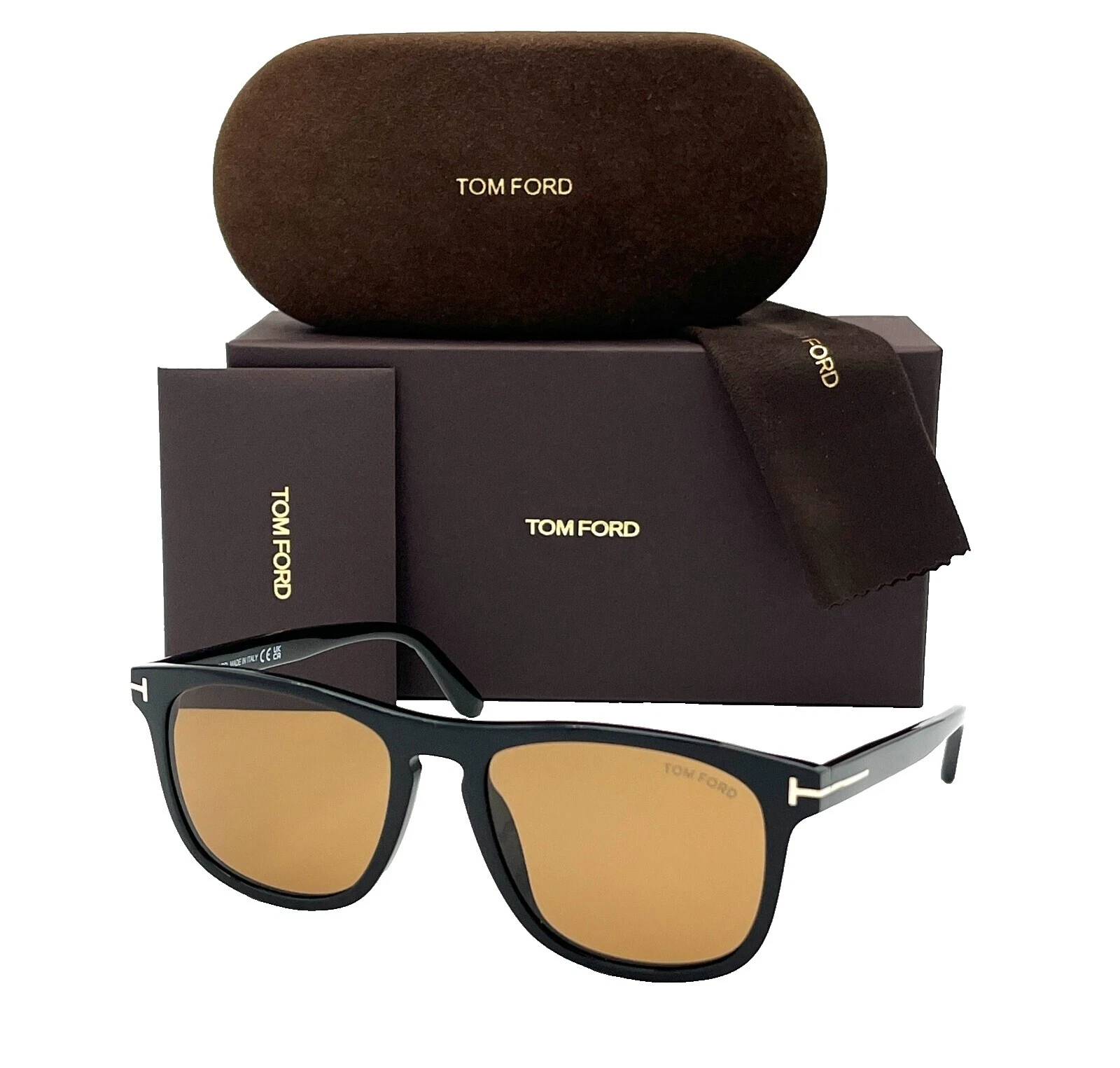 Gafas de sol cuadradas Polarizadas Tom Ford para hombres