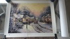 Thomas Kinkade Village Christmas Christmas Cottage Viii Gallery Proof (Gp) Print