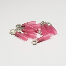 Heat Shrink RED RING Terminals Heatshrink Connector Adhesive Lined Crimp Wire