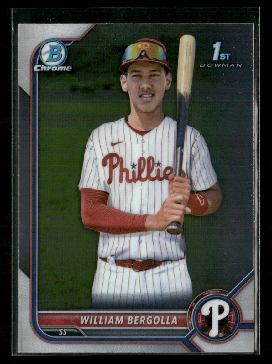 2022 Bowman Chrome 1st #BCP-159 William Bergolla Prospects