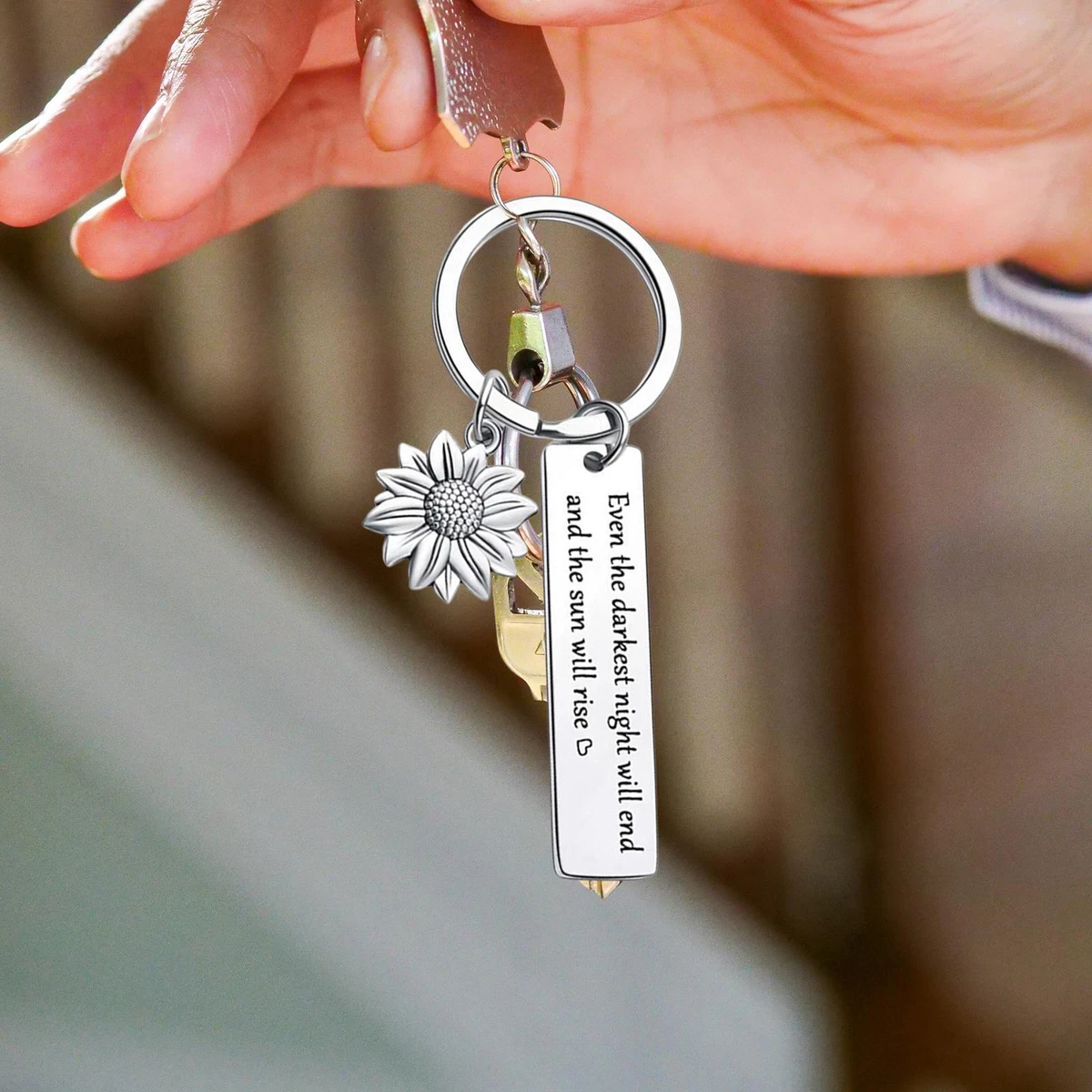Quote keychain hotsell