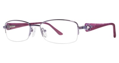 MODERN OPTICAL GENIVIEVE MEMORABLE EYEGLASSES 52-18-140 LILAC W/ SOFT CASE
