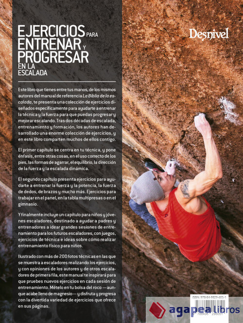 Ejercicios para entrenar y progresar en la escalada. NUEVO. ENVÍO URGENTE