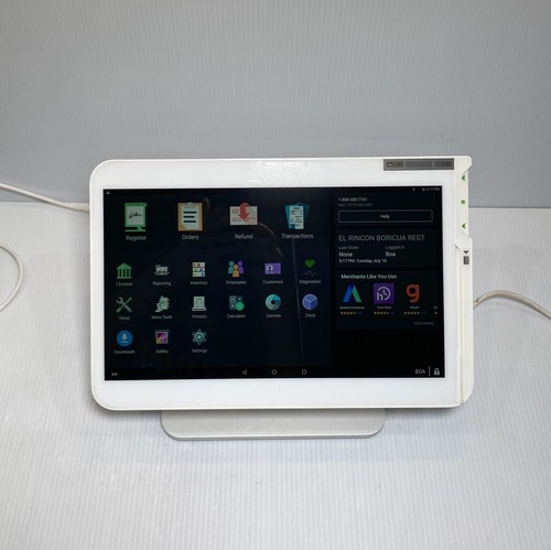 Clover Station C500 POS 1.0 System With Printer Point Sale P500 and Hub Locked - Picture 2 of 19