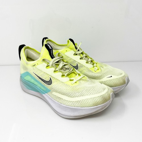 Nike Womens Zoom Fly 4 CT2401-700 Yellow Running Shoes Sneakers Size 7 - Picture 2 of 12